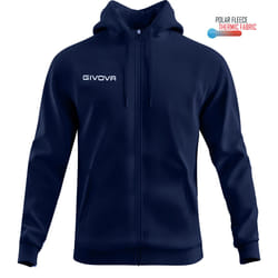 Sweatshirt à capuche polaire zippé Givova 500