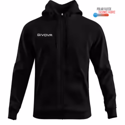 Sweatshirt à capuche polaire zippé Givova 500