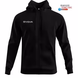 Sweatshirt à capuche polaire zippé Givova 500