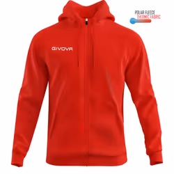 Sweatshirt à capuche polaire zippé Givova 500