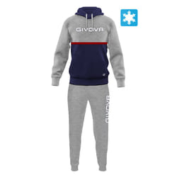 Survêtement bicolore polaire Givova Italia 106