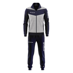 Survetements GIVOVA Luxury Visa Noir-Gris - Homme/Adulte - Football - Manches longues - Respirant