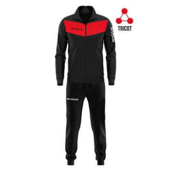 Survêtement Givova Visa 4S - Rouge/Noir - Homme - Multisport - Manches longues