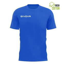 T-shirt - Givova - Spot - 100% coton - Royal blue - Manches courtes