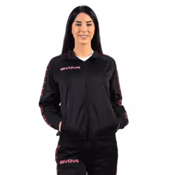 Veste de survêtement tricot à bande Givova
