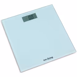 Innofit INN-107, Pèse-personne électronique, 180 kg, 100 g, Blanc, kg, lb, ST, Carré