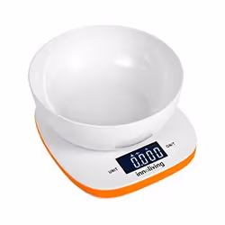 Innoliving INN-132O, Balance de ménage électronique, 5 kg, 1 g, Orange, Blanc, Plastique, Plastique