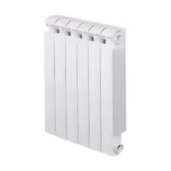Chauffage central fonte alu 6 éléments blanc KLASS 800, 942 W GLOBAL référence 6xKLASS800BLe radiateur KLASS 800 allie perfor ...