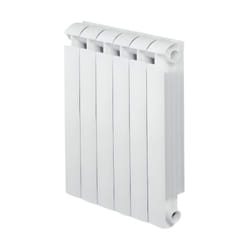 Radiateur fonte alu 942W chauffage central 6 éléments klass 800 blanc