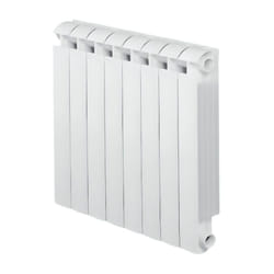 Radiateur fonte alu 1296W chauffage central 8 éléments klass 800 blanc