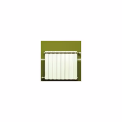 Chauffage central KLASS 500, Blanc, 8 élémentsRadiateur en fonte aluminium 928 wattsPuissance : 928 WattsDimensions (HxLxP en ...