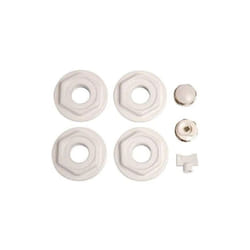 Jeu d'accessoires pour radiateur blanc 26x34, 12x17