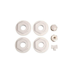 Jeu d'accessoires pour radiateur blanc 26x34, 15x21