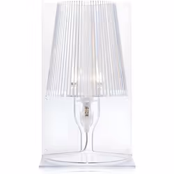 TAKE-Lampe à poser H30cm Transparent Kartell  designé par Ferruccio Laviani