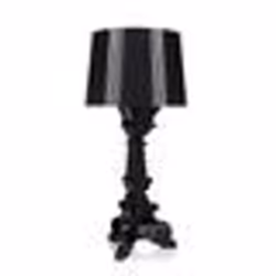 Lampe à poser - Kartell - Bourgie - Noir translucide - H68/78 cm - Polycarbonate