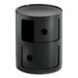 Meuble de rangement Componibili - KARTELL - 2 tiroirs - Noir