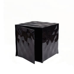 Cube - Kartell - Optic - Noir - Plastique - Design contemporain