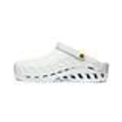 Sabot Scholl Evo TPR - Blanc - Semelle intérieure amovible - Absorption des chocs - Conception anatomique