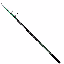 Canne à pêche Surfcasting télescopique - Maver - Travel Cliff - 33 m - Puissance 130 g - 6 anneaux
