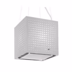 Falmec Rubik E.ion, 450 m³/h, 61 dB, 63 dB, 65 dB, Îlot, Blanc