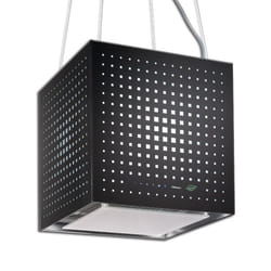 Falmec Rubik E.ion Monté au mur Noir 450 m³/h