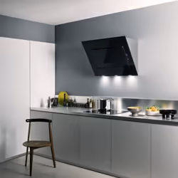 Falmec Quasar Montée au mur Noir 800 m³/h A