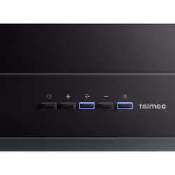 Falmec Mercurio Black Montée au mur Noir 600 m³/h B - Vue supplémentaire 4