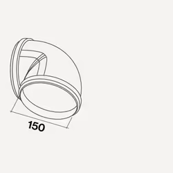 Falmec KACL.391 Accessoire pour hotte Coude de hotte de cuisinière
