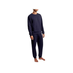 Survêtement Emporio Armani Homme Signature Bleu Coton
