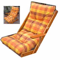 Coussin de remplacement - HARMONY - HARMONY RELAX - Orange - 105x55 cm - 14 cm dépaisseur