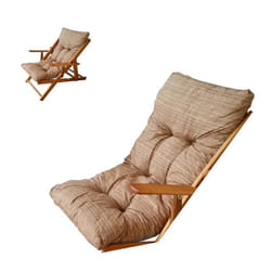 Oreillers de remplacement - HARMONY - Fauteuil Sable - 14 cm dépaisseur - 105 cm de longueur - 55 cm de largeur