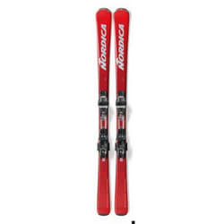 Pack De Ski Nordica Spitfire 75 R Fdt + Fixations Tp2 Compact 10 Fdt Rouge Homme