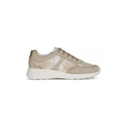 Basket Femme - GEOX - Alleniee - Cuir Beige - Confort exceptionnel