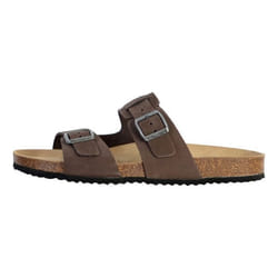 Mules en cuir Geox Ghita - Homme - Brun foncé - Confort exceptionnel