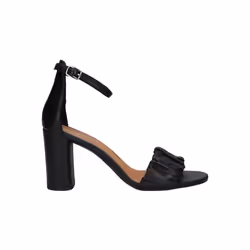 Sandales Femme - GEOX - D ERAKLIA HIGH - Talon 9cm - Design à plis - Noir