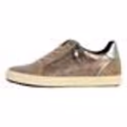 Basket Cuir Geox Bloomie - Homme - Beige - Lacets