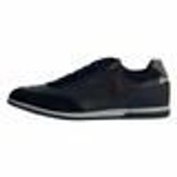 Tennis Basket Basses Geox Renan Waxzed Zip Marine Homme - GEOX - Homme - Cuir - Marine - Bleu - Lacets - Plat