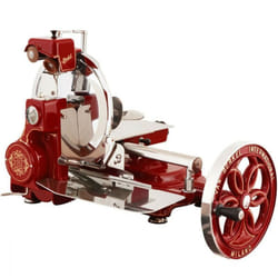 Berkel Volano B114 Rouge trancheuse Manuel Aluminium, Rouge, Acier inoxydable Aluminium, Acier inoxydable