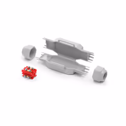 Description produit : Les micro jonctions IP68/IP69K, préremplie avec gel, dotées de bornes de connexion, adaptées à chaque t ...