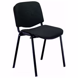 UNISIT Dado S, Siège rembourré, Dossier rembourré, Noir, Noir, Polypropylène, Polypropylène