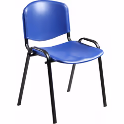 UNISIT Dado S, Siège rigide, Dossier rigide, Bleu, Bleu, Polypropylène, Polypropylène