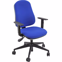 UNISIT Simple SY, Siège rembourré, Dossier rembourré, Bleu, Bleu, Polypropylène, Polypropylène