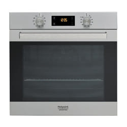 Hotpoint FA5 841 P IX HA four 71 L 3300 W A+ Noir, Acier inoxydable