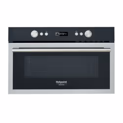 Hotpoint MD 664 IX HA, Intégré, Micro-ondes grill, 31 L, 1000 W, Boutons, Rotatif, Acier inoxydable