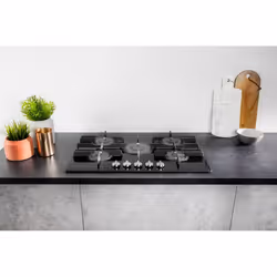 Hotpoint FTGHG 751 D/HA(BK) Noir Intégré 75 cm Gaz 5 zone(s) - Vue supplémentaire 17