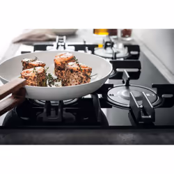 Hotpoint FTGHG 751 D/HA(BK) Noir Intégré 75 cm Gaz 5 zone(s) - Vue supplémentaire 6