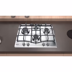Hotpoint PCN 642 IX/HAR Acier inoxydable Intégré 59 cm Gaz 4 zone(s)
