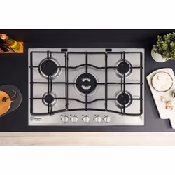 Hotpoint PCN 752 T/IX/HAR Acier inoxydable Intégré 75 cm Gaz 5 zone(s) - Vue supplémentaire 4