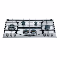 Hotpoint PHN 962 TS/IX/HA, Acier inoxydable, Intégré, 90 cm, Gaz, Acier inoxydable, 6 zone(s)