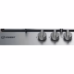 Indesit THP 642 W/IX/I RU Acier inoxydable Intégré 58 cm Gaz 4 zone(s)